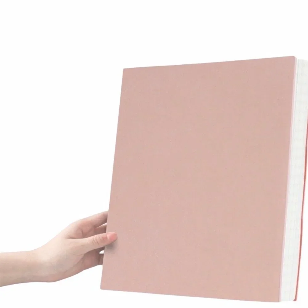 A4 Cornell Study Notebook Pink Cue Summary Columns Journal‎ Office Accessories